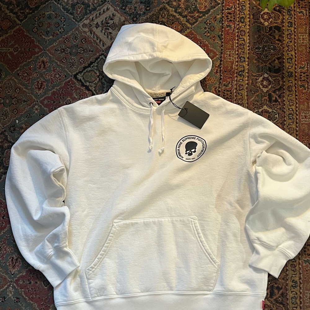 Supreme Number (N)ine Hoodie White